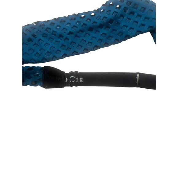 DaCee Adjustable Teal Elastic Headband Adjustable Laser Cut Blue Exercise NWOT - Picture 3 of 4